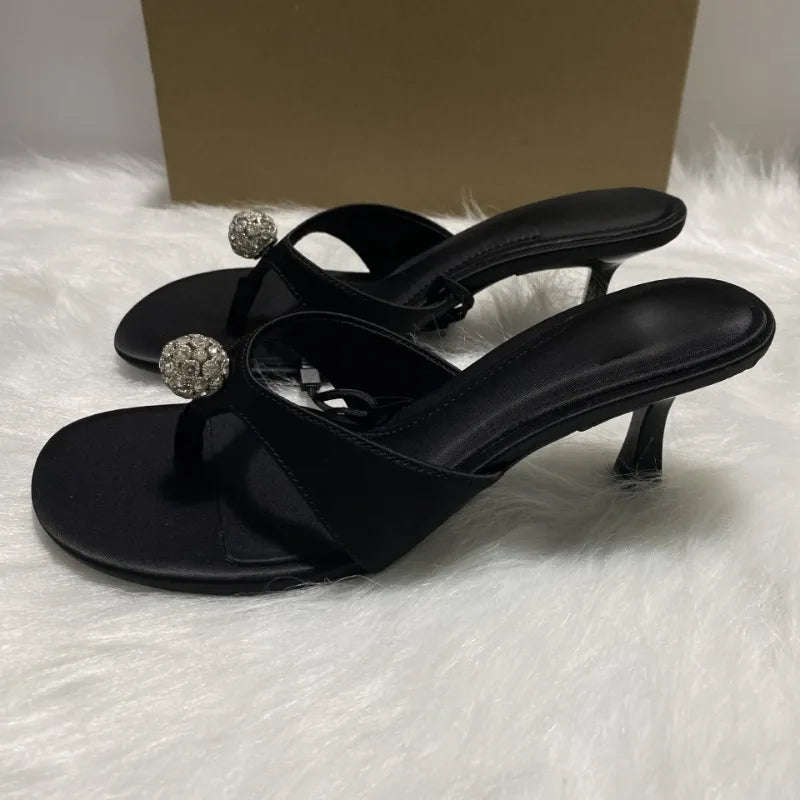 Sparkly Rhinestones High Heels Women