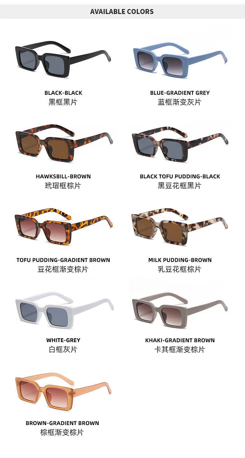 Vintage Square Sunglasses Woman