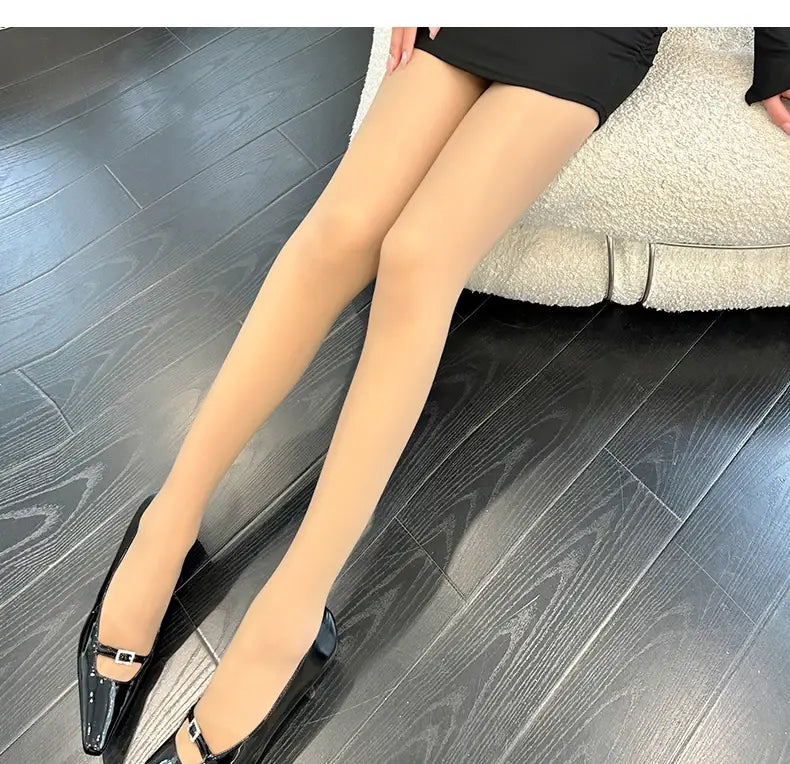 Lady Satin Shiny Ultra-thin Long Socks Pantyhose