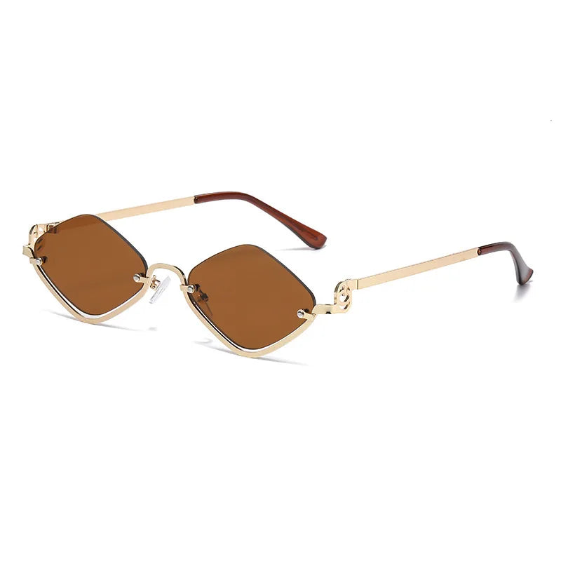 Fashion Small Polygonal Sunglasses Women