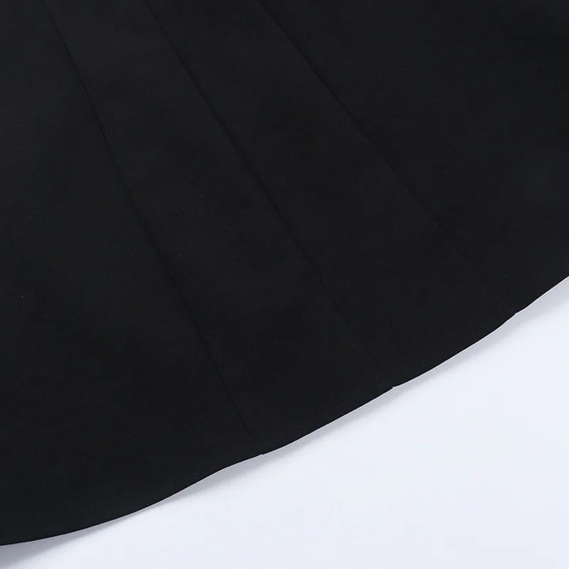 Strapless Backless Black Dress For Women