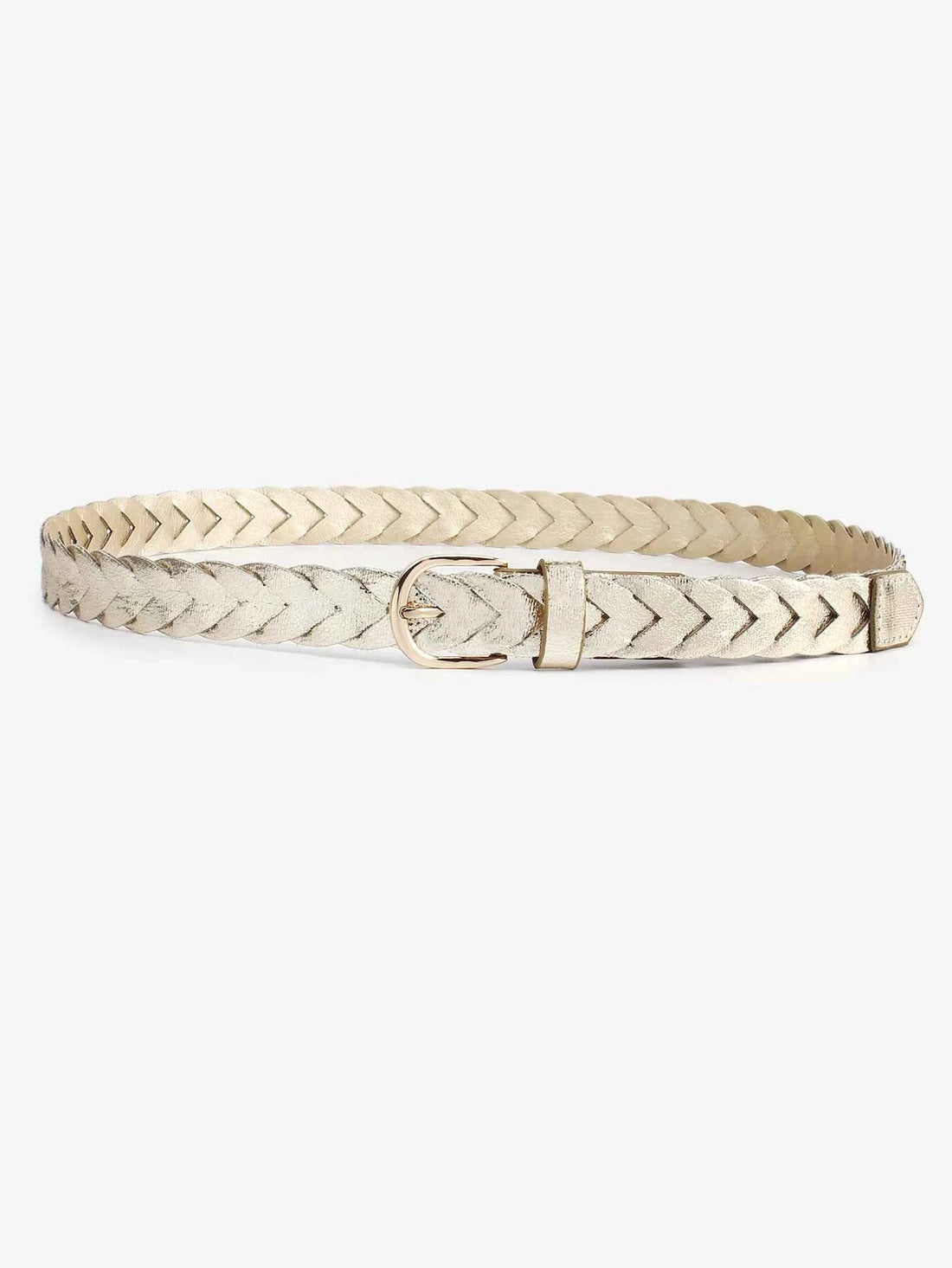 Women's Fashion Braided Leather Belt