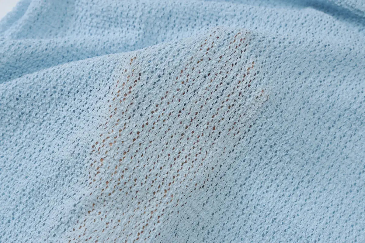 Backless Lace Up Knitted Dress For Women