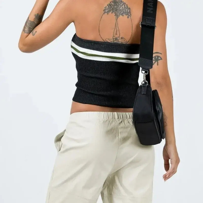 Knitted Chest Wrap Top Women’s