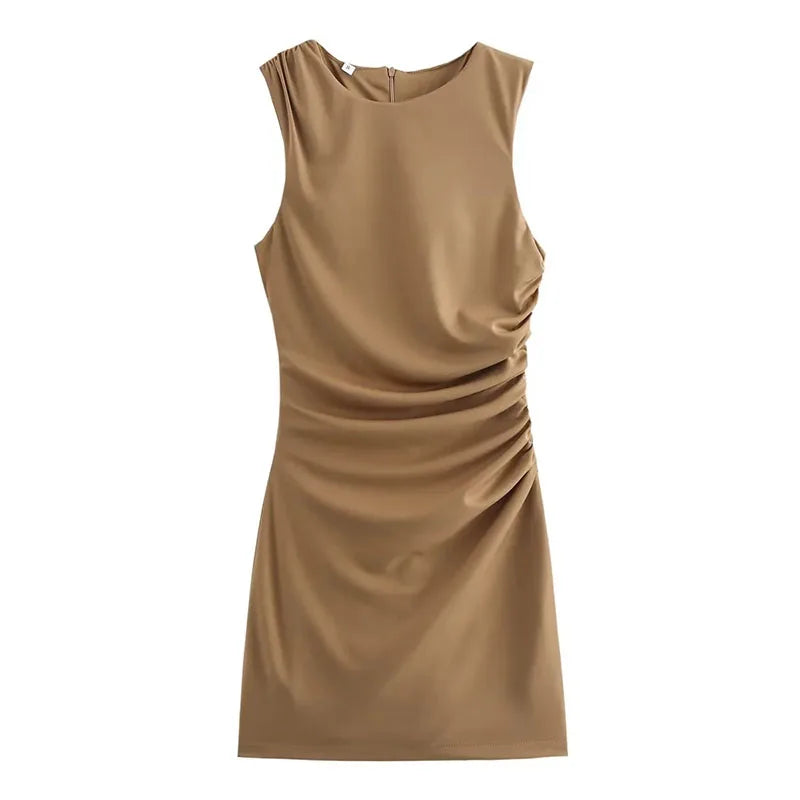 Women Elegant Pleated Dress - Norellé