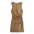 Women Elegant Pleated Dress - Norellé