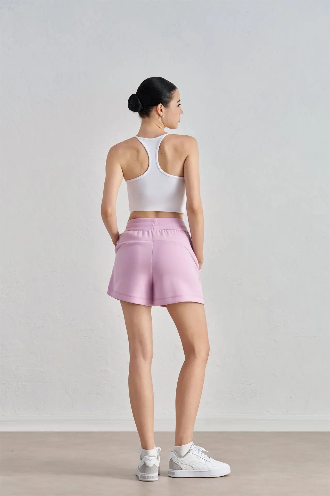 Women High Waist Shorts Outdoor Sport Running