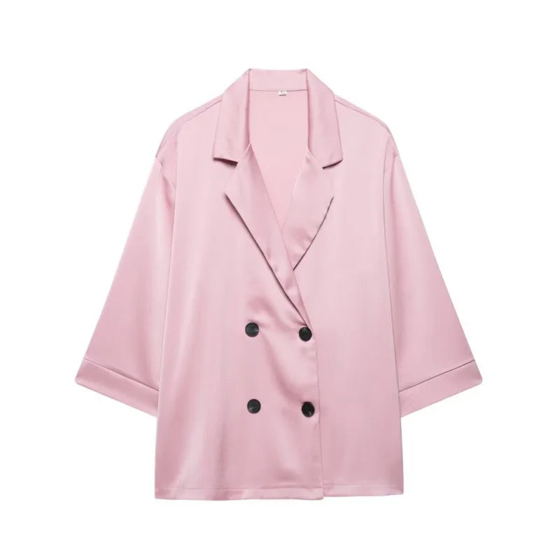 Damen-Hosenset mit hoher Taille 
