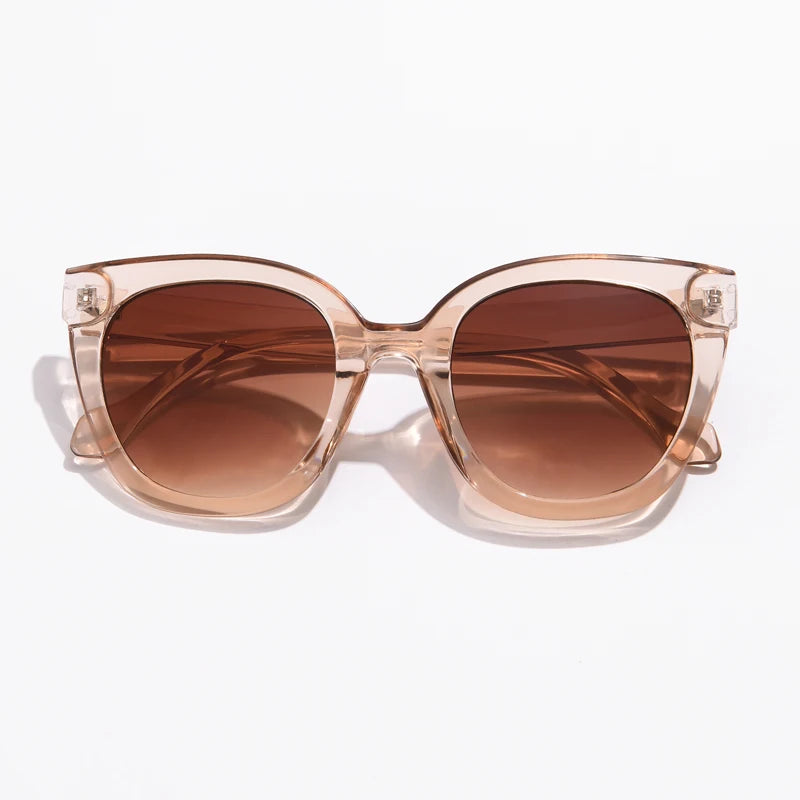 1/3pcs Trendy Leopard Round Sunglasses Woman