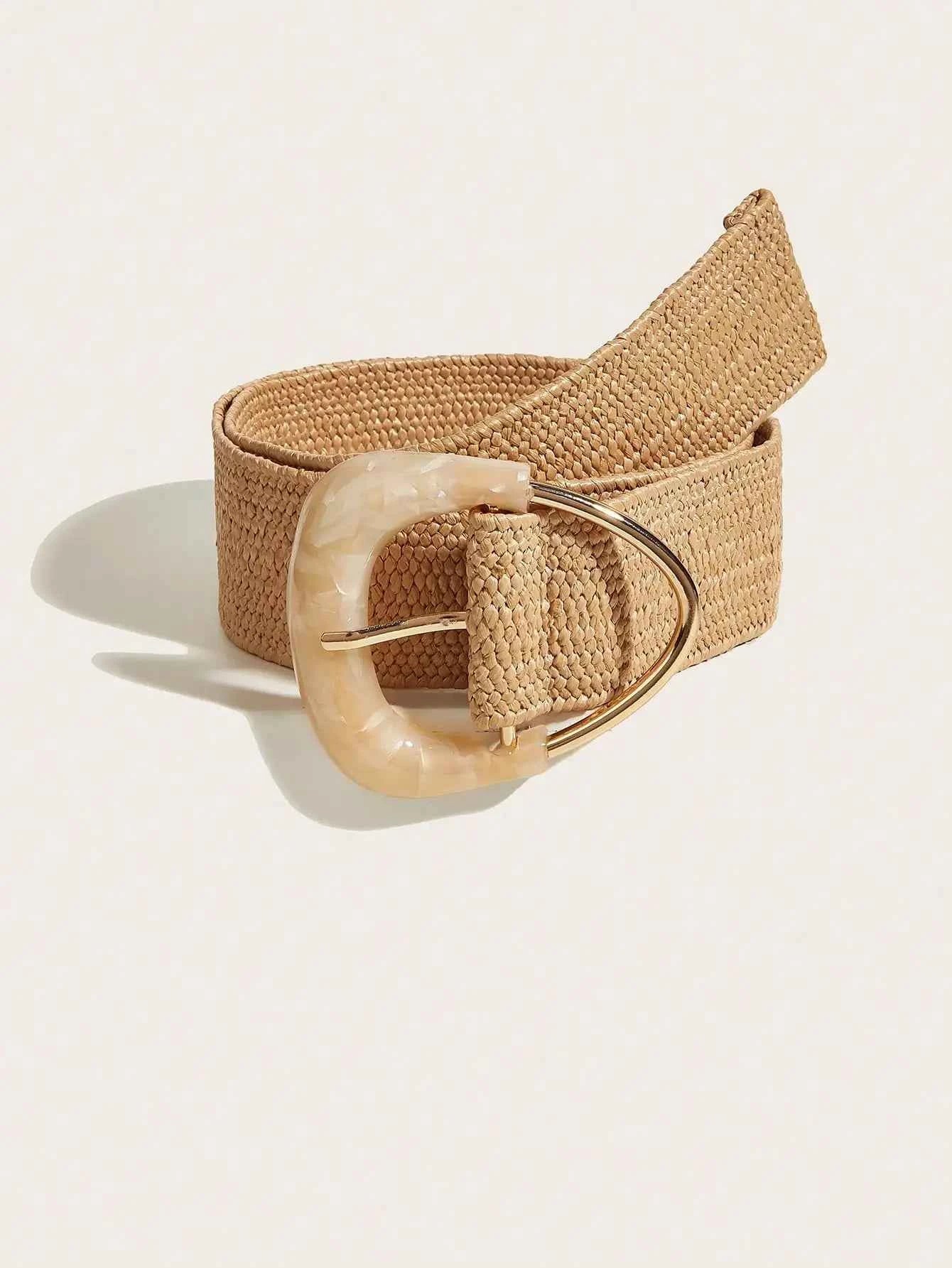 Boho Summer Elastic Wide Waist Belt