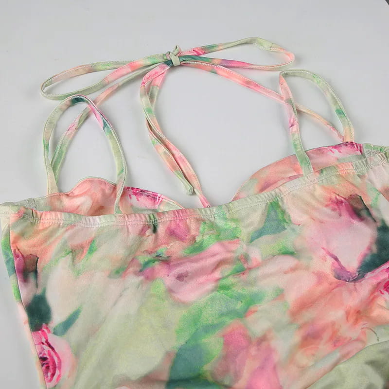 Vacation Floral Long Dress For Women