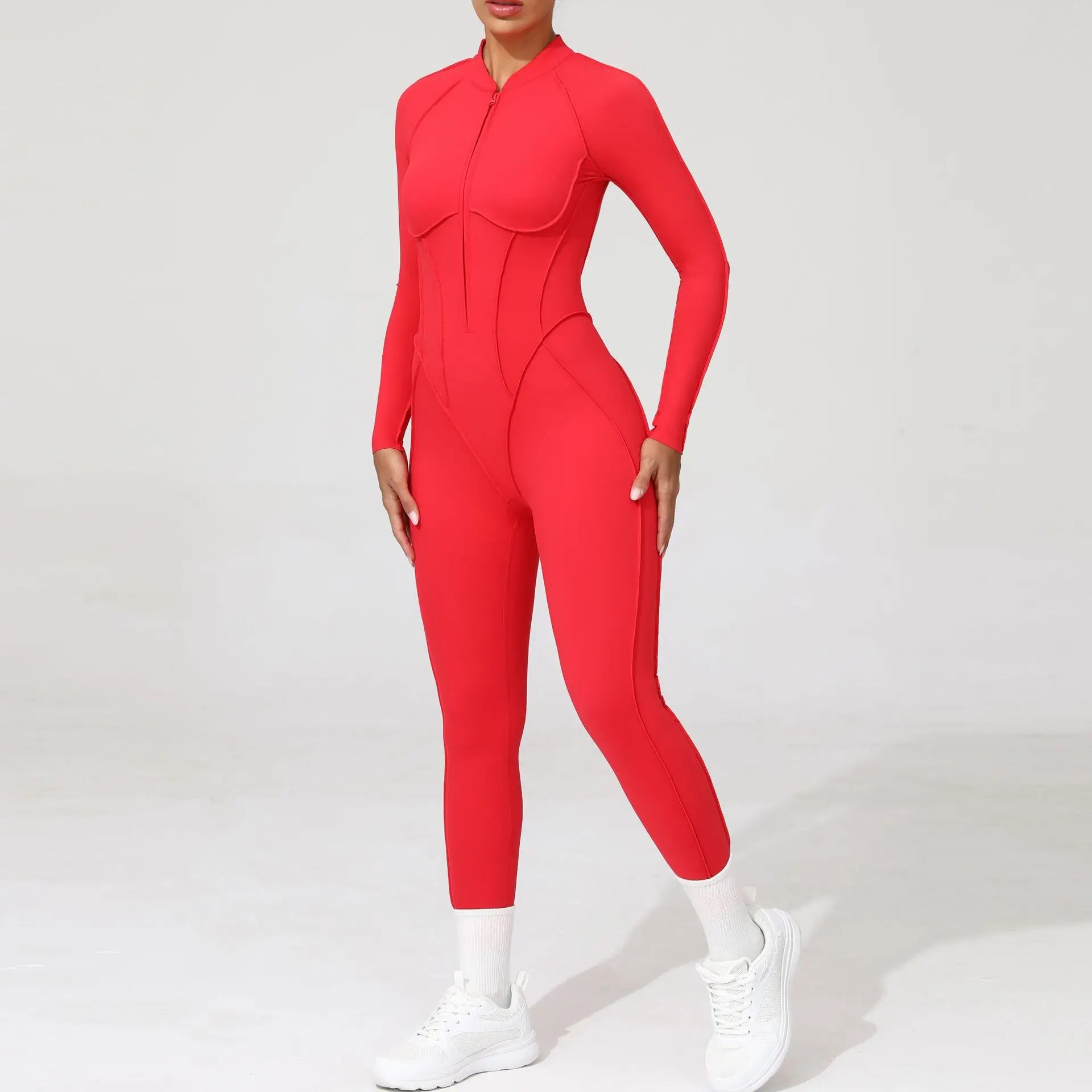 Women One Piece V Back Tracksuit