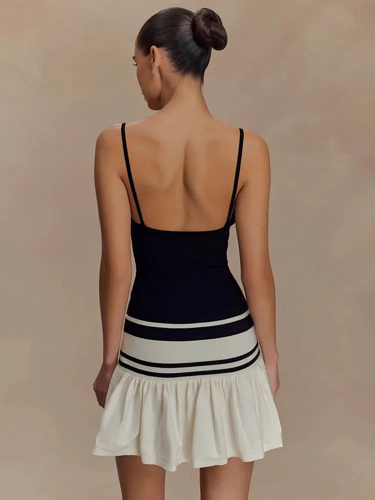 Summer Patchwork Mini Dress Women - Norellé