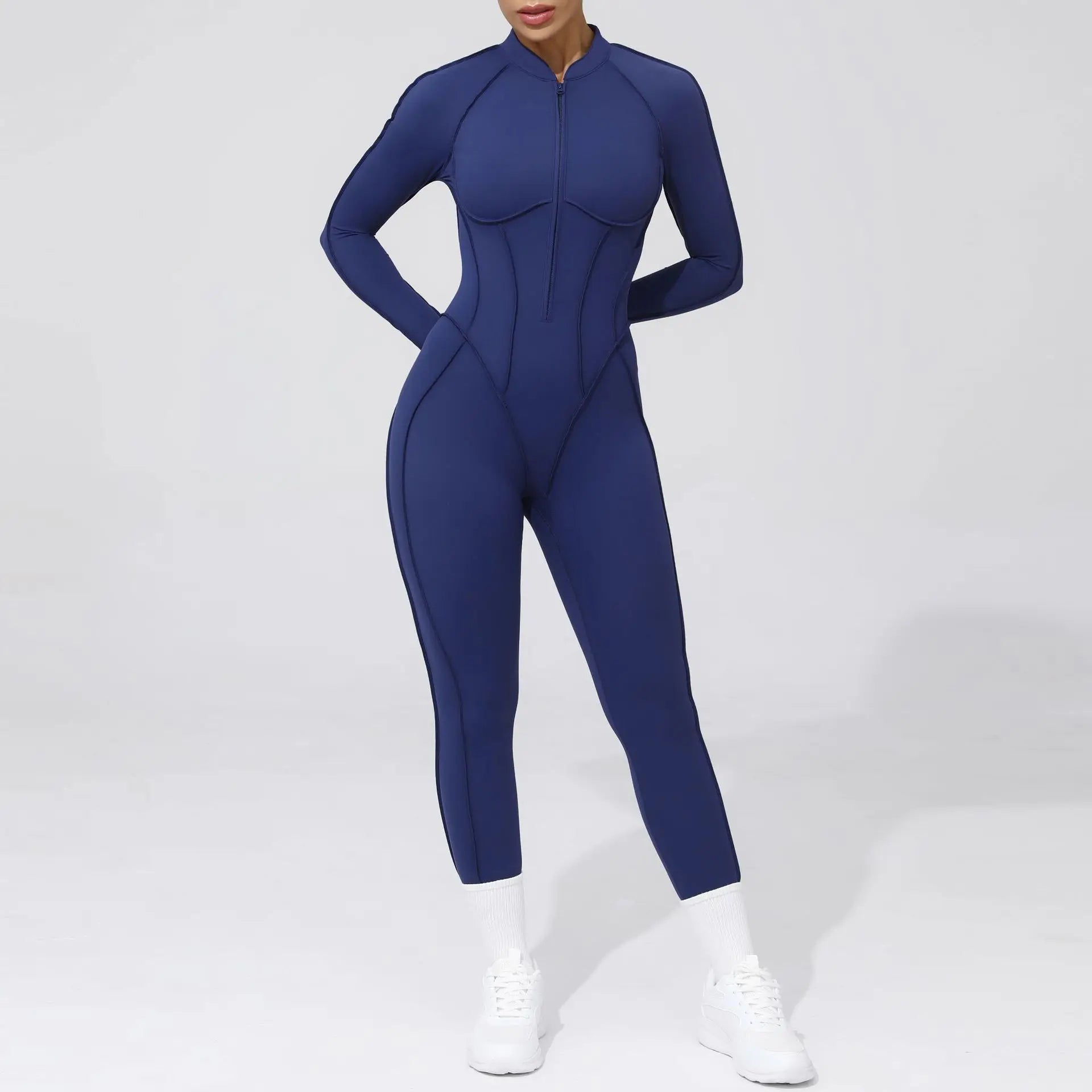 Women One Piece V Back Tracksuit