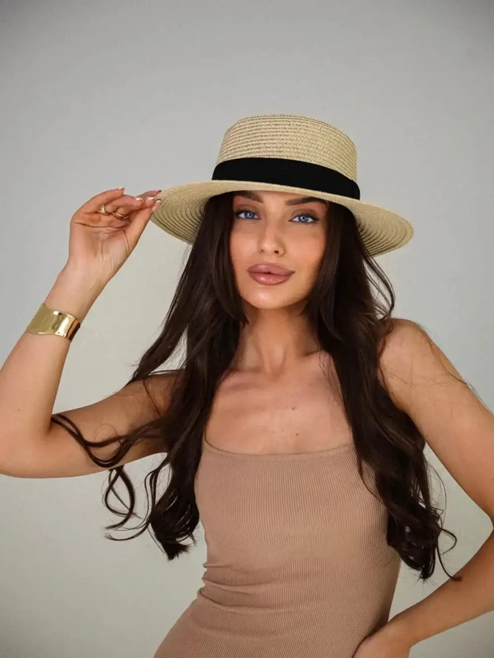 Natural Grass Woven Straw Sunshade Hat