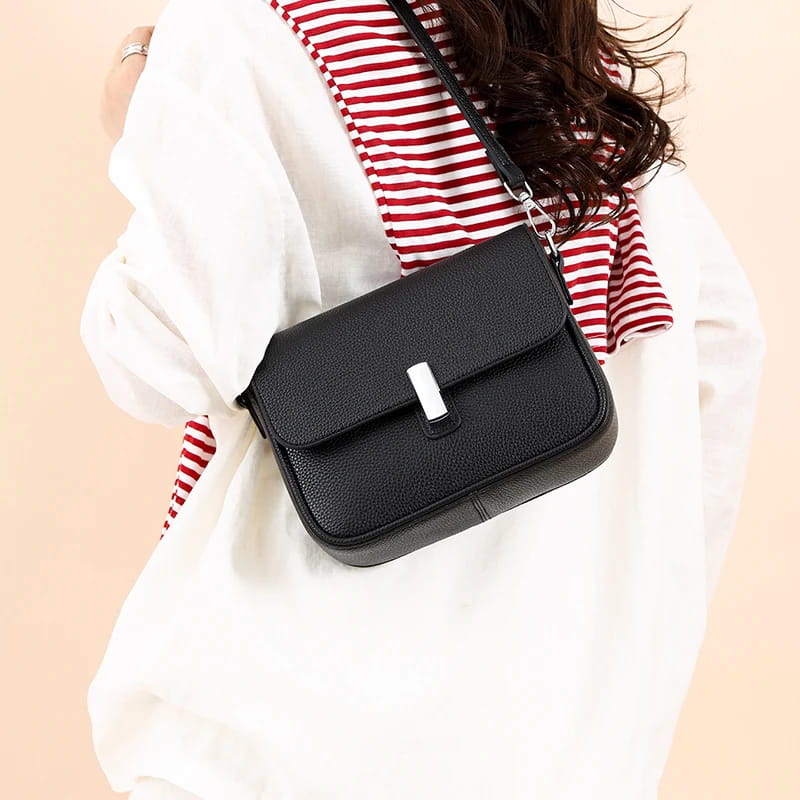 Genuine Leather Women Crossbody Bag