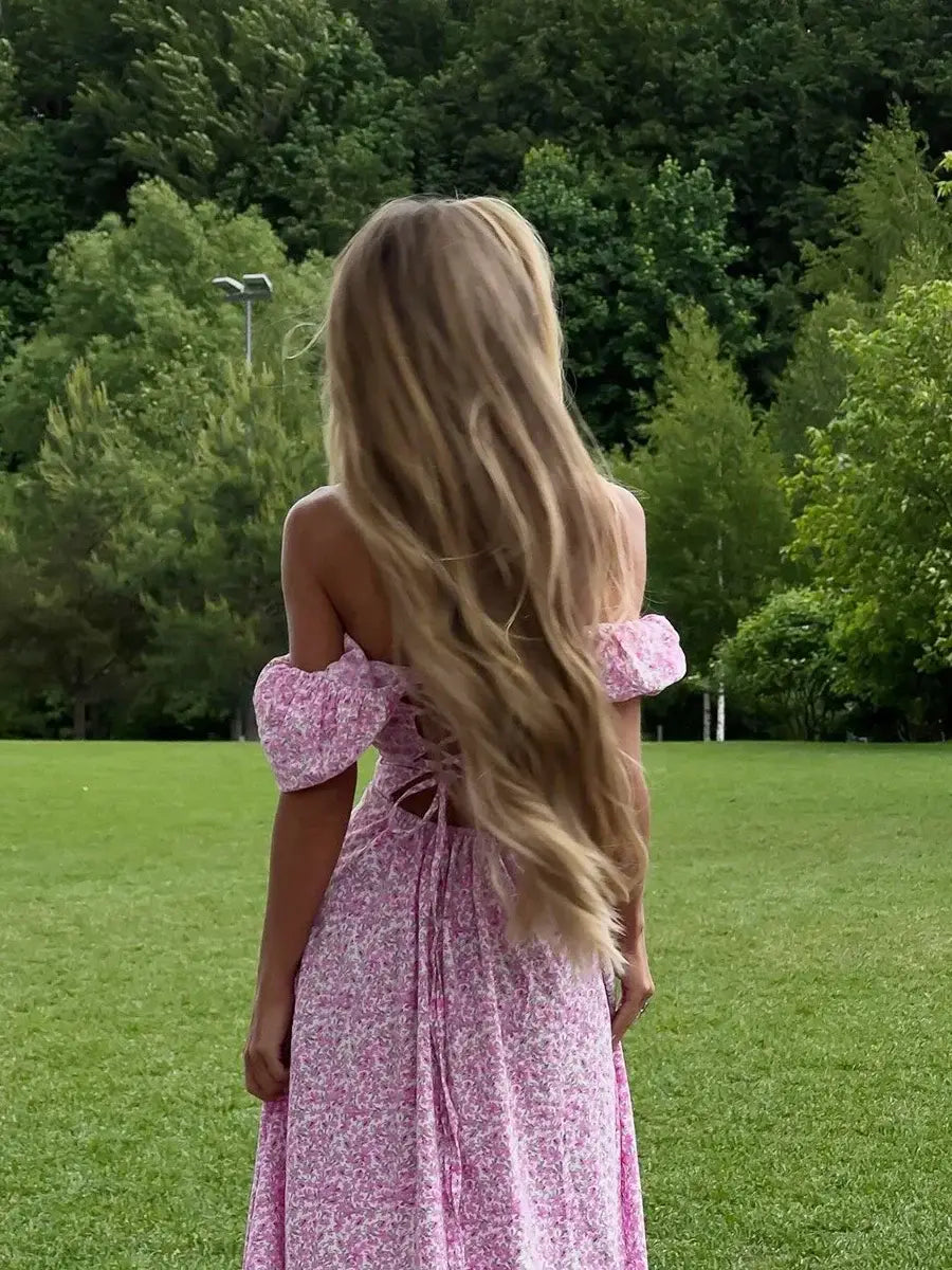 Off Shoulder Floral Dress Women’s