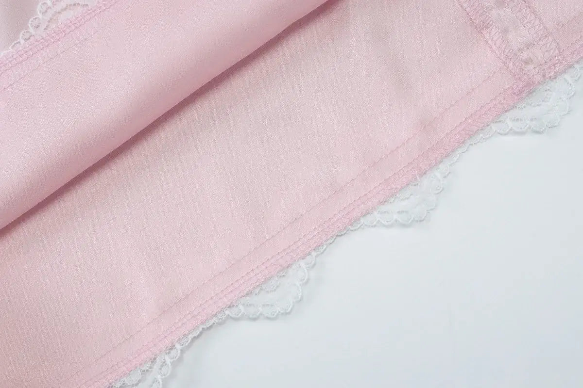 Lace Halter Mini Dress For Women V neck Sleeveless Elegant Splice Up