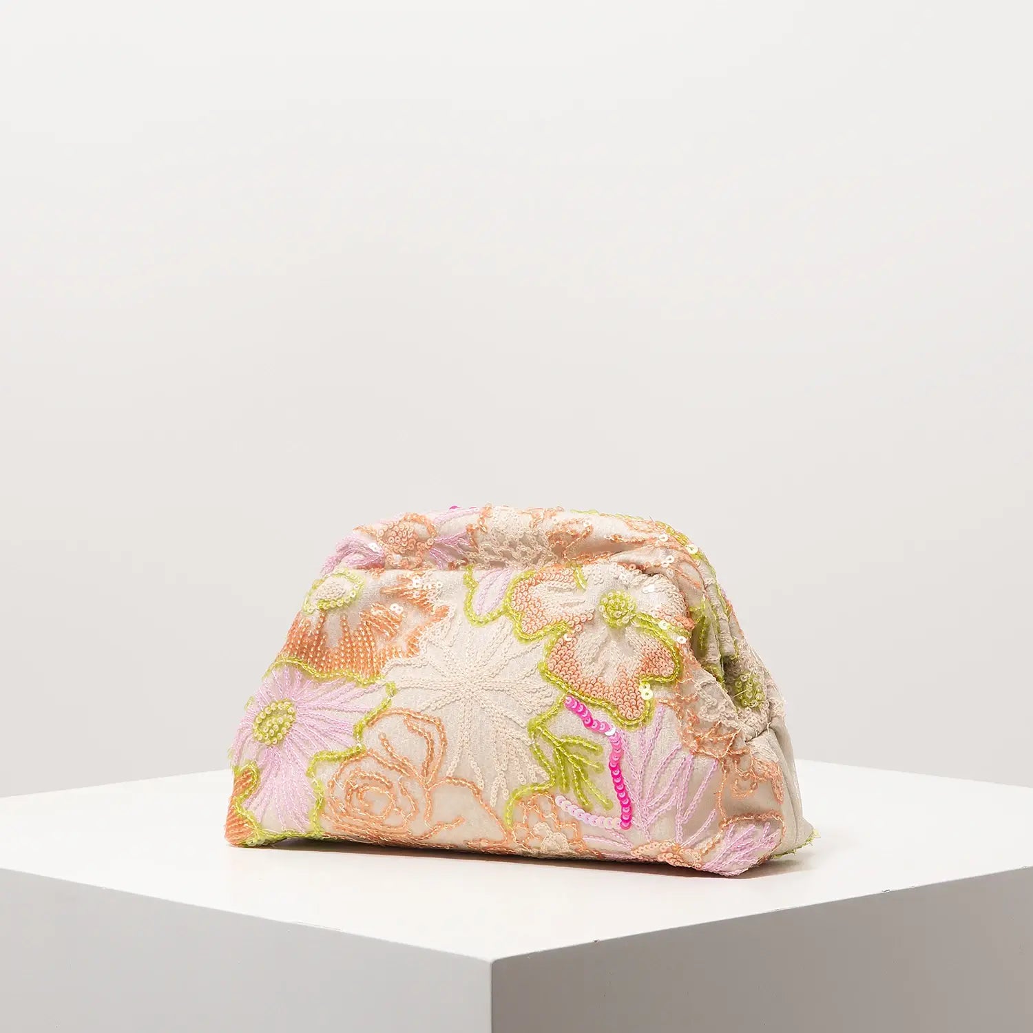 Floral Bag Sequin Clutch For Women