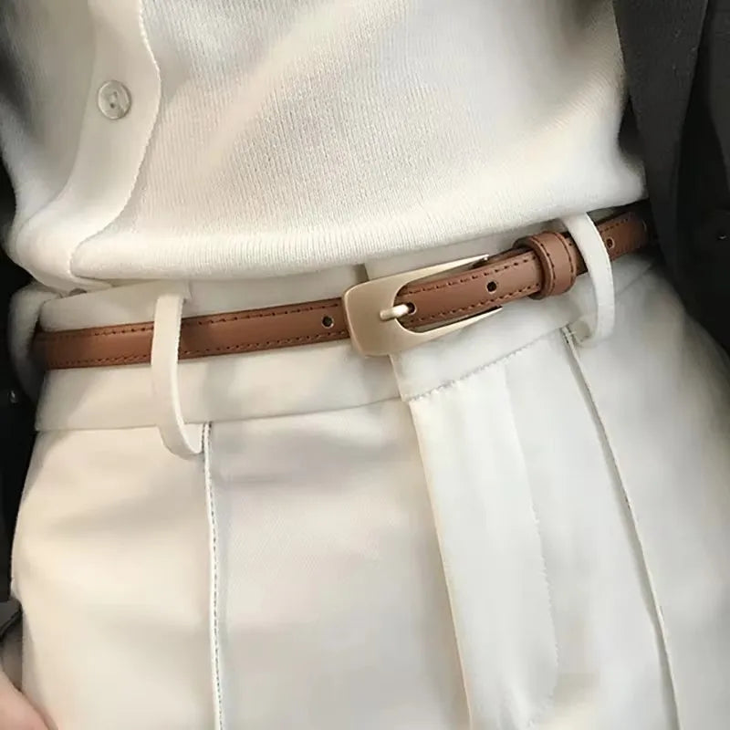 Women’s Belt Minimalist Trendy Thin