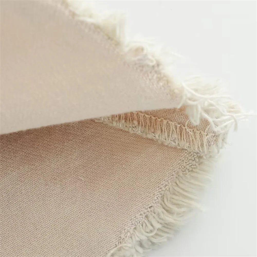 Women’s Temperament Asymmetric Ragged Edge Tight Top High Waist Solid Color Skirt Set