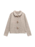 Women's Floral Button Knit Cardigan Sweater