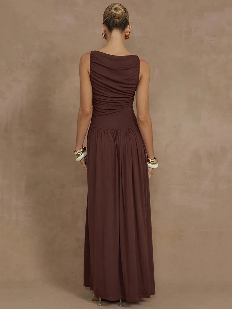 Elegant Sleeveless Maxi Dress For Women - Norellé