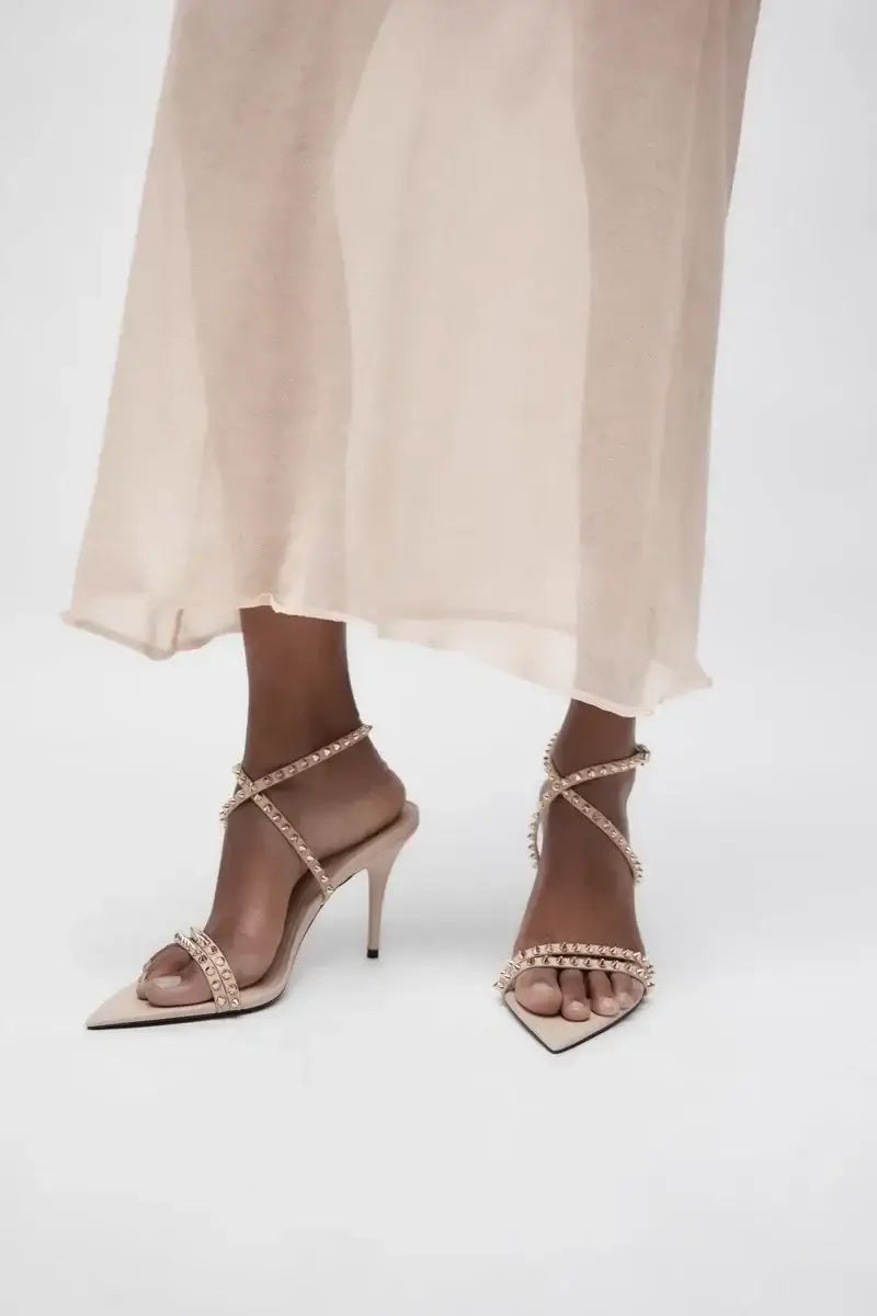 Thin Heeled Sandals Women