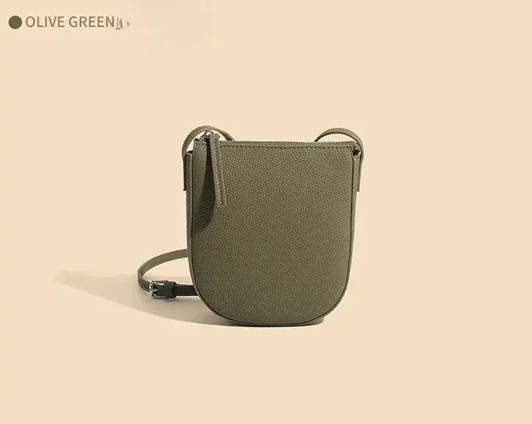 Genuine Leather Real Cowhide Women’s Versatile Fashion Phone Bag