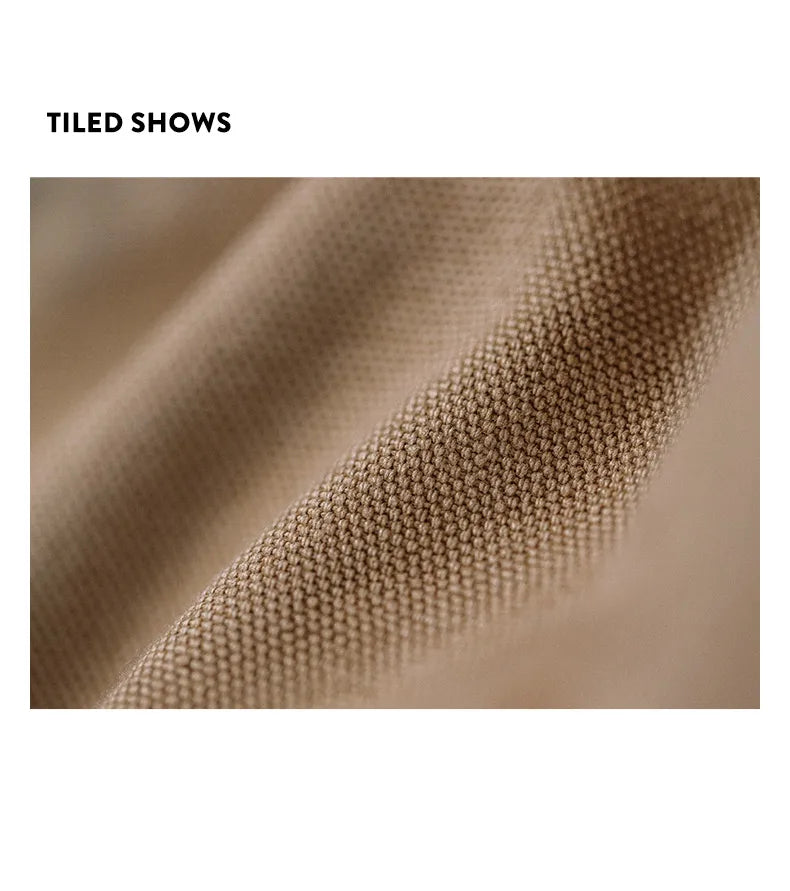 Women’s Retro Khaki Corduroy Collar Barn Jacket