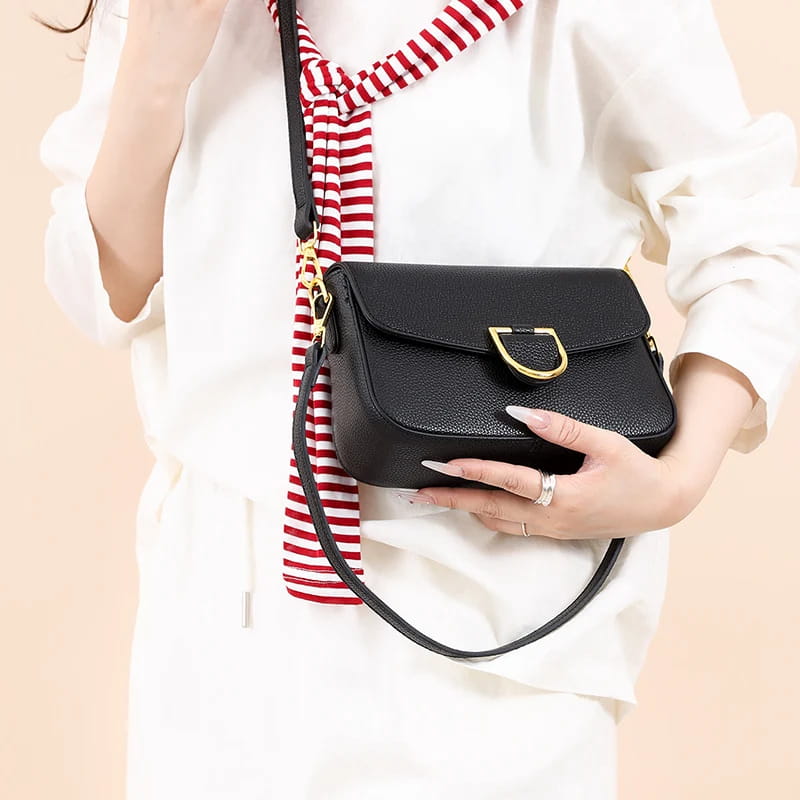 Women Real Cow Leather Handbag Crossbody Bag