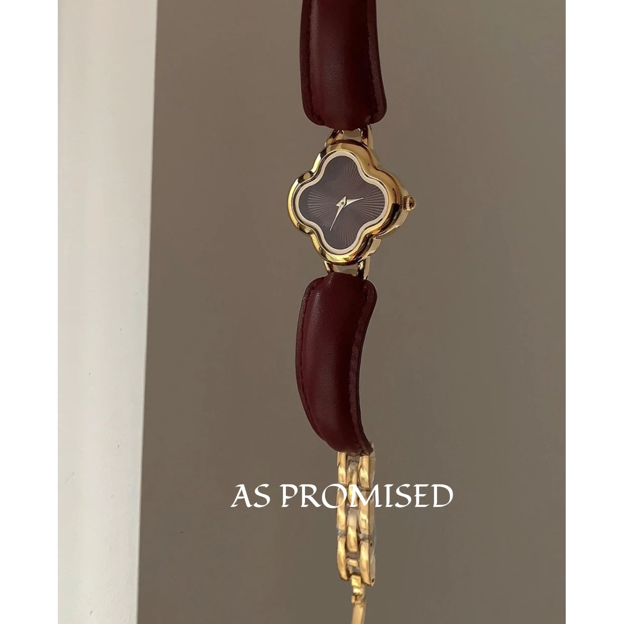 Belt Women’s Watch Flower Dial