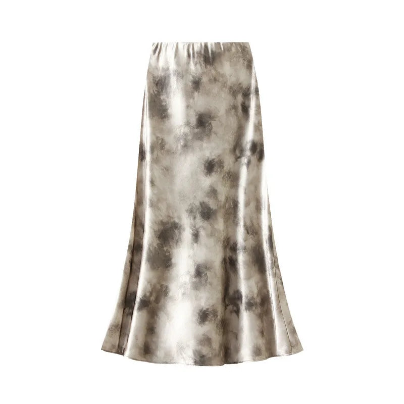 Satin Long Skirts Women’s