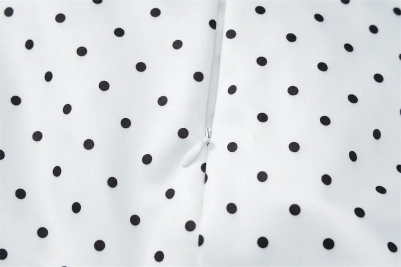 Polka Dot Off-shoulder Maxi Dress Women