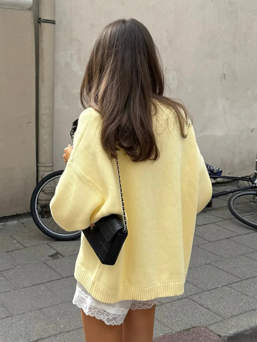 Knitted Sweater Autumn and Winter Women
