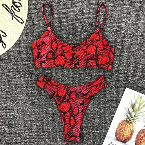 Leopard Bikini Women Swimwear Female Swimsuit - Norellé