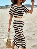 Women's Knitted Beach Skirt Sets - Norellé