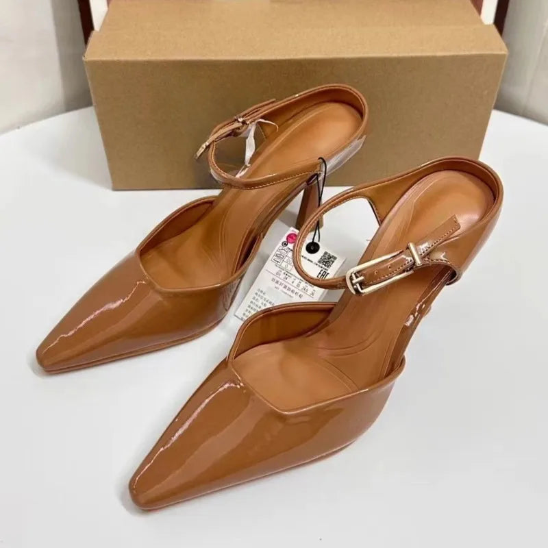 Ankle Strap Woman High Heels Pumps