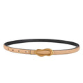 Retro Gold Buckle Genuine Leather Belt for Women