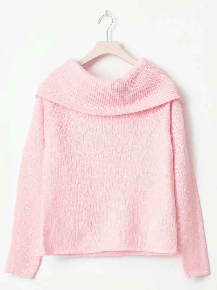 Women Off Shoulder Sweater
