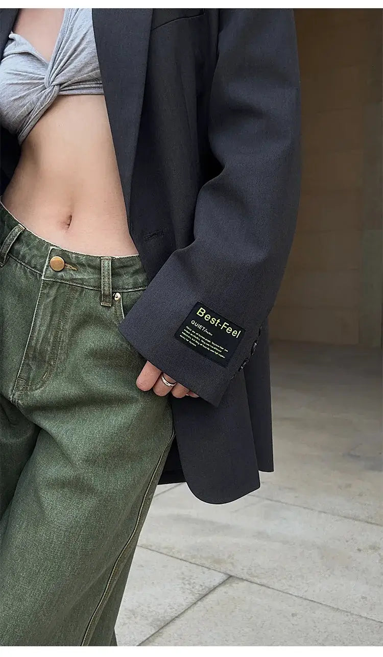 Women’s Loose Retro Small Suit