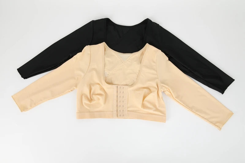 Body Shaper with Arm Women Tops for Compression