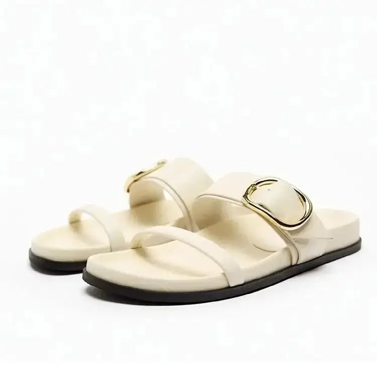 Thick Bottom Slippers Flat Women Sandals