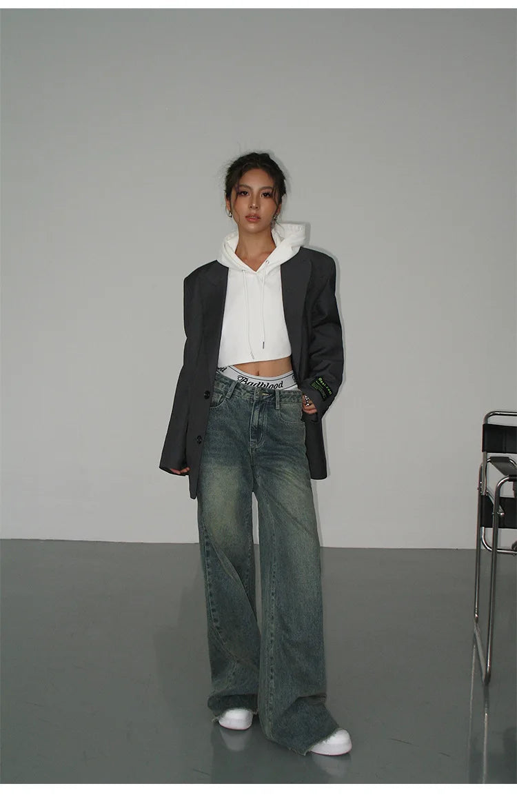 Women’s Loose Retro Small Suit