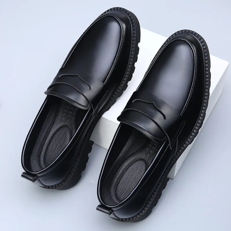 Soft Leather Breathable Loafers