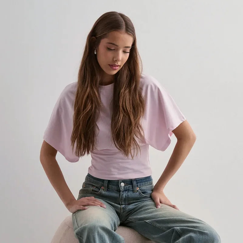 Women’S Summer Loose Short-Sleeved T-Shirt Top