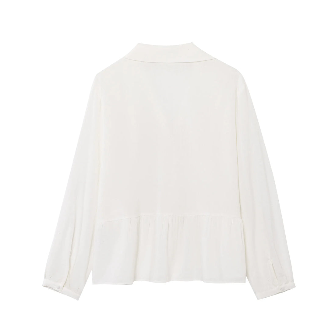Women Pleated Loose Shirt