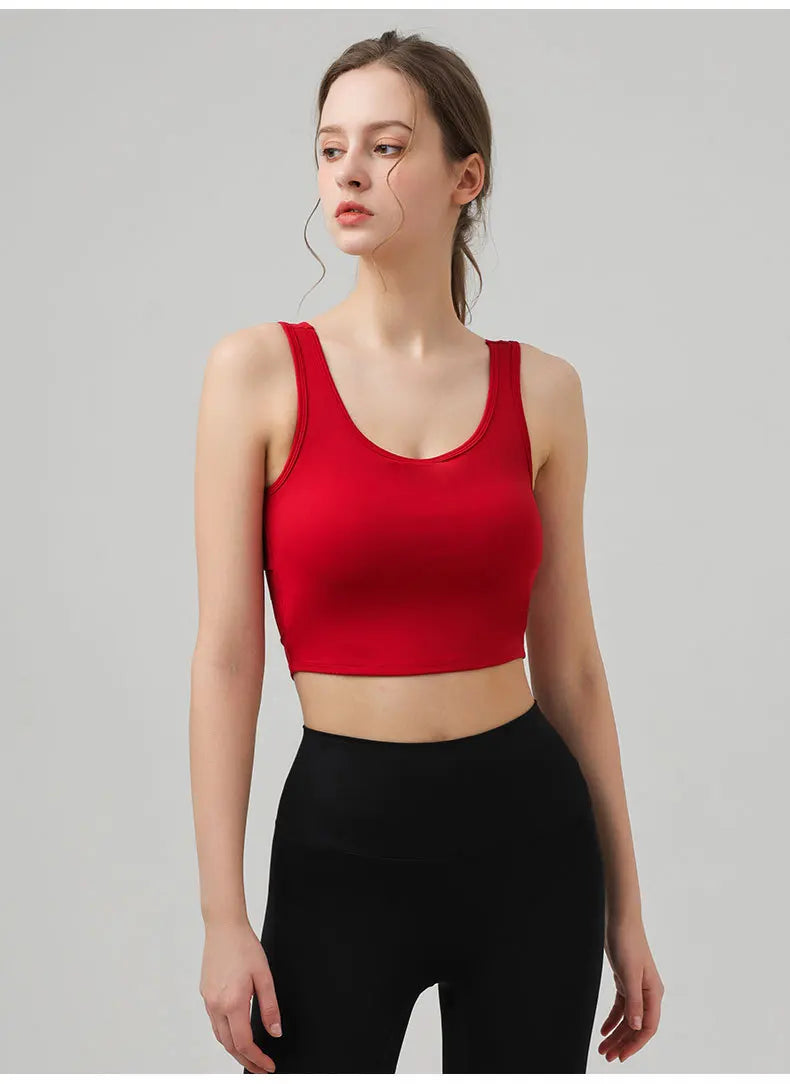 Women Yoga Butterfly Beautiful Back Elastic Breathable Tank Top