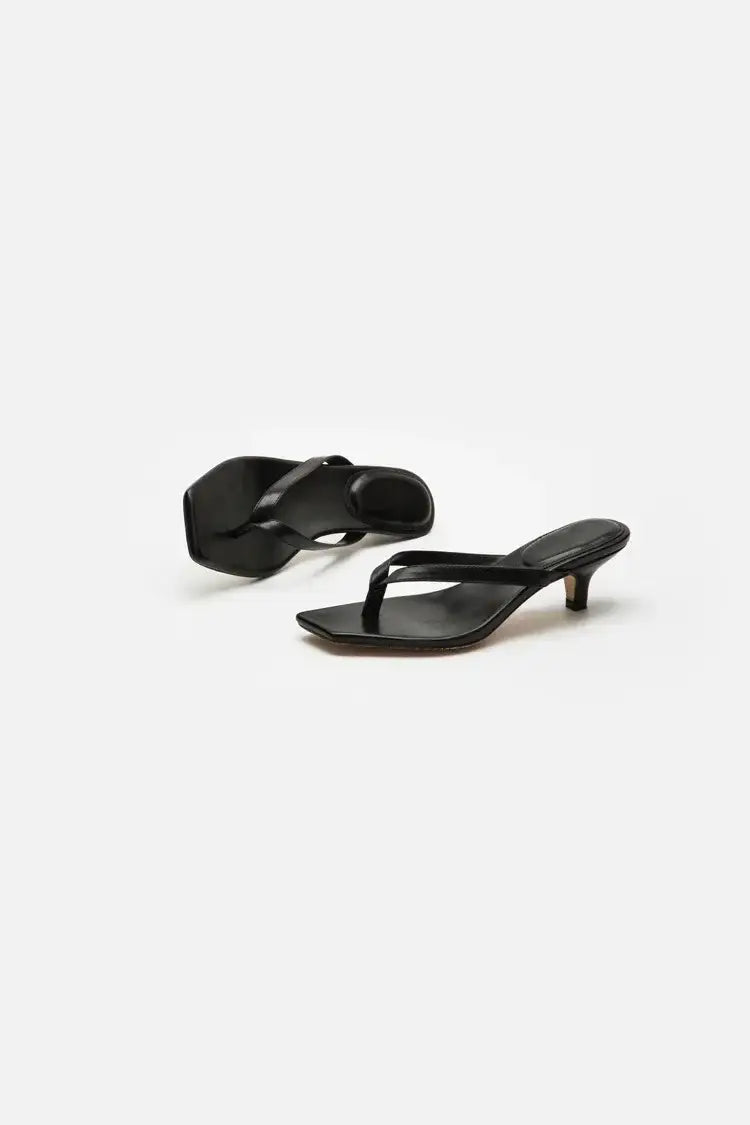 Square Toe Clip Sandals for Women