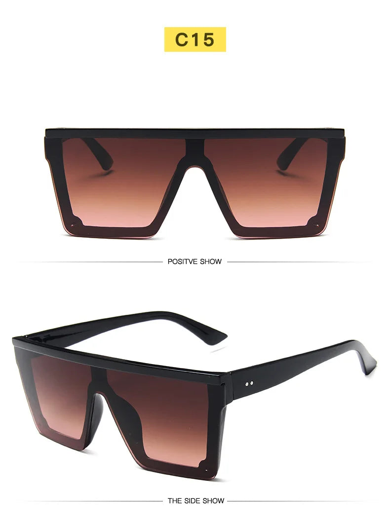 Oversized Square Sunglasses Women